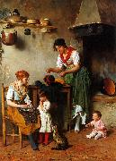 unknow artist A Helping Hand 1884 oil painting reproduction